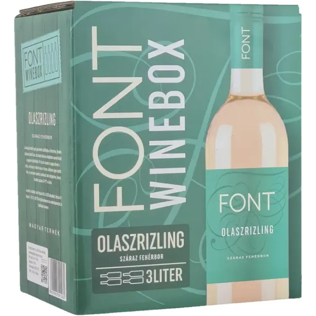Font Pincészet Olaszrizling 2024 (3L Bag-in-Box)
