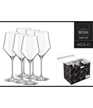 Rona Edge prémium fehérboros pohárkészlet 40,5 cl