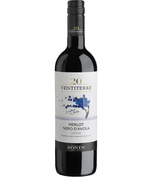 Zonin Ventiterre Nero d'Avola - Merlot 2023  (V)