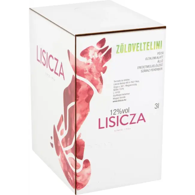 Lisicza Zöldveltelini 2025 (3L Bag-in-Box)