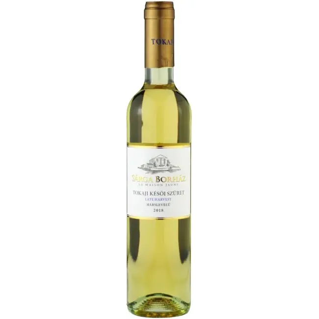 Sárga Borház Tokaji Hárslevelű késői 2022 (0,5l) (édes)