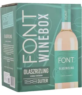 Font Pincészet Olaszrizling 2024 (3L Bag-in-Box)